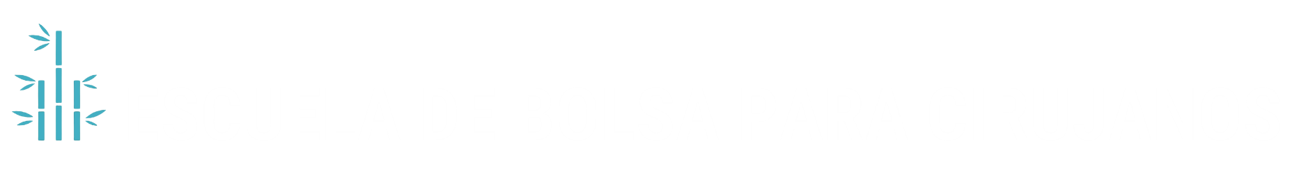 imagen mostrando el logo en forma de bambú y el nombre del proyecto de Escuela de bolsa para cirujanos